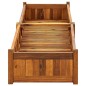 vidaXL Garten-Hochbeet Akazienholz 200x50x25 cm vidaXL Garten-Hochbeet Akazienholz 200x50x25 cm