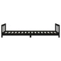 vidaXL Kinderbett Schwarz 80x200 cm Massivholz Kiefer vidaXL Kinderbett Schwarz 80x200 cm Massivholz Kiefer