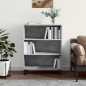 vidaXL Regalschrank Betongrau 69,5x32,5x90 cm Holzwerkstoff vidaXL Regalschrank Betongrau 69,5x32,5x90 cm Holzwerkstoff