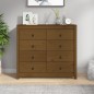vidaXL Beistellschrank Honigbraun 100x40x90 cm Massivholz Kiefer vidaXL Beistellschrank Honigbraun 100x40x90 cm Massivholz Kiefer