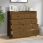 vidaXL Beistellschrank Honigbraun 100x40x90 cm Massivholz Kiefer vidaXL Beistellschrank Honigbraun 100x40x90 cm Massivholz Kiefer