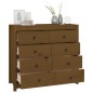 vidaXL Beistellschrank Honigbraun 100x40x90 cm Massivholz Kiefer vidaXL Beistellschrank Honigbraun 100x40x90 cm Massivholz Kiefer