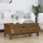 vidaXL Couchtisch Honigbraun 100x50x40 cm Massivholz Kiefer vidaXL Couchtisch Honigbraun 100x50x40 cm Massivholz Kiefer