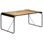 vidaXL Esstisch 180 x 90 x 76 cm Raues Mango-Massivholz vidaXL Esstisch 180 x 90 x 76 cm Raues Mango-Massivholz