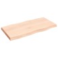 vidaXL Tischplatte 100x50x6 cm Massivholz Eiche Unbehandelt Baumkante vidaXL Tischplatte 100x50x6 cm Massivholz Eiche Unbehandelt Baumkante