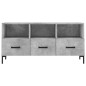 vidaXL TV-Schrank Betongrau 102x36x50 cm Holzwerkstoff vidaXL TV-Schrank Betongrau 102x36x50 cm Holzwerkstoff
