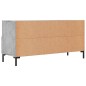 vidaXL TV-Schrank Betongrau 102x36x50 cm Holzwerkstoff vidaXL TV-Schrank Betongrau 102x36x50 cm Holzwerkstoff