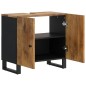 vidaXL Waschbeckenunterschrank Massivholz Mango und Holzwerkstoff vidaXL Waschbeckenunterschrank Massivholz Mango und Holzwerkstoff