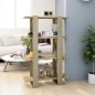 vidaXL Bücherregal/Raumteiler Sonoma-Eiche 80x30x123,5 cm vidaXL Bücherregal/Raumteiler Sonoma-Eiche 80x30x123,5 cm