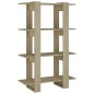 vidaXL Bücherregal/Raumteiler Sonoma-Eiche 80x30x123,5 cm vidaXL Bücherregal/Raumteiler Sonoma-Eiche 80x30x123,5 cm