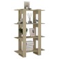 vidaXL Bücherregal/Raumteiler Sonoma-Eiche 80x30x123,5 cm vidaXL Bücherregal/Raumteiler Sonoma-Eiche 80x30x123,5 cm