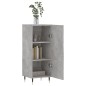 vidaXL Sideboard Betongrau 34,5x34x90 cm Holzwerkstoff vidaXL Sideboard Betongrau 34,5x34x90 cm Holzwerkstoff