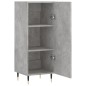 vidaXL Sideboard Betongrau 34,5x34x90 cm Holzwerkstoff vidaXL Sideboard Betongrau 34,5x34x90 cm Holzwerkstoff
