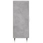 vidaXL Sideboard Betongrau 34,5x34x90 cm Holzwerkstoff vidaXL Sideboard Betongrau 34,5x34x90 cm Holzwerkstoff