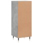 vidaXL Sideboard Betongrau 34,5x34x90 cm Holzwerkstoff vidaXL Sideboard Betongrau 34,5x34x90 cm Holzwerkstoff
