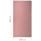 vidaXL Outdoor-Teppich Flachgewebe 100x200 cm Rot vidaXL Outdoor-Teppich Flachgewebe 100x200 cm Rot