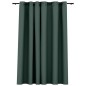 vidaXL Verdunkelungsvorhang mit Ösen Leinenoptik Grün 290x245 cm vidaXL Verdunkelungsvorhang mit Ösen Leinenoptik Grün 290x245 cm