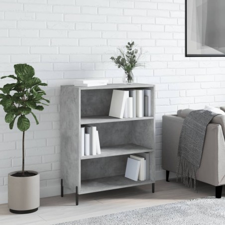 vidaXL Regalschrank Betongrau 69,5x32,5x90 cm Holzwerkstoff