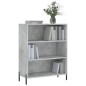 vidaXL Regalschrank Betongrau 69,5x32,5x90 cm Holzwerkstoff vidaXL Regalschrank Betongrau 69,5x32,5x90 cm Holzwerkstoff