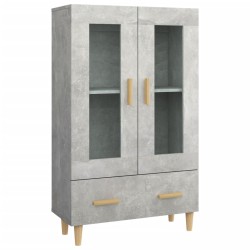 vidaXL Highboard Betongrau 70x31x115 cm Holzwerkstoff