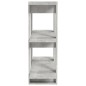 vidaXL Bücherregal/Raumteiler Betongrau 80x30x87 cm vidaXL Bücherregal/Raumteiler Betongrau 80x30x87 cm