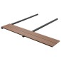 vidaXL WPC Massive Terrassendielen mit Zubehör 10 m² 2,2 m Hellbraun vidaXL WPC Massive Terrassendielen mit Zubehör 10 m² 2,2 m Hellbraun