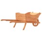 vidaXL Pflanzgefäß Schubkarre-Design 128x45,5x43 cm Massivholz Tanne vidaXL Pflanzgefäß Schubkarre-Design 128x45,5x43 cm Massivholz Tanne