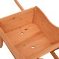 vidaXL Pflanzgefäß Schubkarre-Design 128x45,5x43 cm Massivholz Tanne vidaXL Pflanzgefäß Schubkarre-Design 128x45,5x43 cm Massivholz Tanne