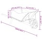 vidaXL Pflanzgefäß Schubkarre-Design 128x45,5x43 cm Massivholz Tanne vidaXL Pflanzgefäß Schubkarre-Design 128x45,5x43 cm Massivholz Tanne