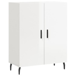 vidaXL Sideboard Hochglanz-Weiß 69,5x34x90 cm Holzwerkstoff