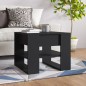 vidaXL Couchtisch Schwarz 55,5x55x45 cm Holzwerkstoff vidaXL Couchtisch Schwarz 55,5x55x45 cm Holzwerkstoff