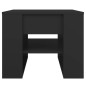 vidaXL Couchtisch Schwarz 55,5x55x45 cm Holzwerkstoff vidaXL Couchtisch Schwarz 55,5x55x45 cm Holzwerkstoff
