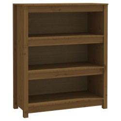 vidaXL Bücherregal Honigbraun 80x35x97 cm Massivholz Kiefer