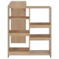 vidaXL Bartisch mit Beweglichem Regal Eichenbraun 138x39x110 cm vidaXL Bartisch mit Beweglichem Regal Eichenbraun 138x39x110 cm