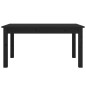 vidaXL Couchtisch Schwarz 80x50x40 cm Massivholz Kiefer vidaXL Couchtisch Schwarz 80x50x40 cm Massivholz Kiefer