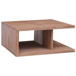 vidaXL Couchtisch 70 x 70 x 30 cm Massivholz Teak 