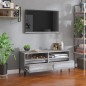 vidaXL TV-Schrank Grau Sonoma 100x34,5x44,5 cm Holzwerkstoff vidaXL TV-Schrank Grau Sonoma 100x34,5x44,5 cm Holzwerkstoff