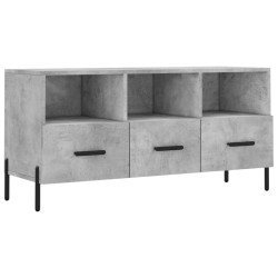 vidaXL TV-Schrank Betongrau 102x36x50 cm Holzwerkstoff