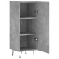 vidaXL Sideboard Betongrau 34,5x34x90 cm Holzwerkstoff vidaXL Sideboard Betongrau 34,5x34x90 cm Holzwerkstoff
