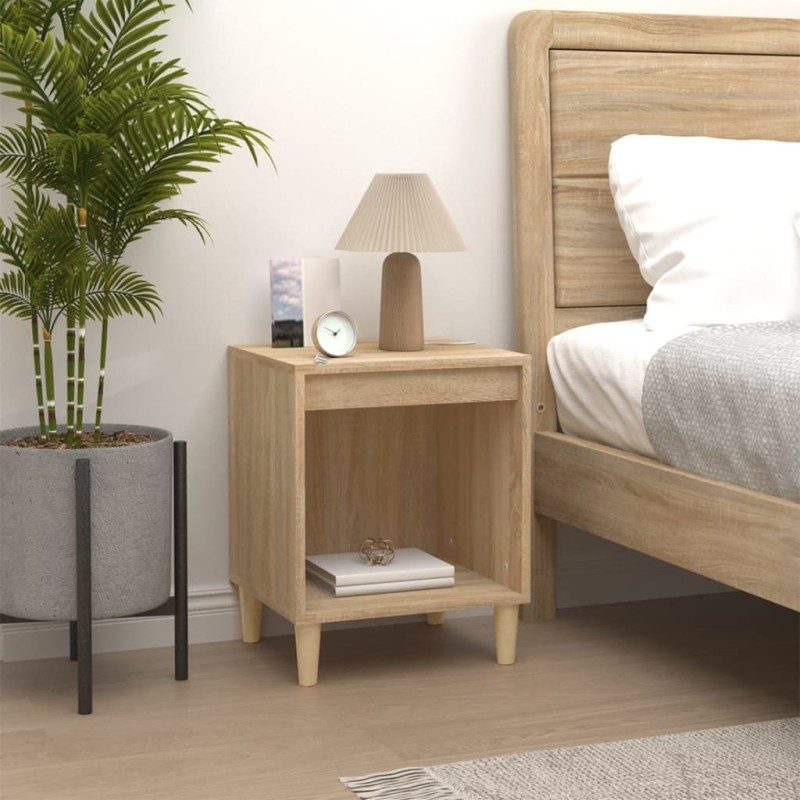 vidaXL Nachttisch Sonoma-Eiche 40x35x50 cm vidaXL Nachttisch Sonoma-Eiche 40x35x50 cm