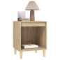 vidaXL Nachttisch Sonoma-Eiche 40x35x50 cm vidaXL Nachttisch Sonoma-Eiche 40x35x50 cm