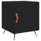 vidaXL Nachttisch Schwarz 40x40x50 cm Holzwerkstoff vidaXL Nachttisch Schwarz 40x40x50 cm Holzwerkstoff
