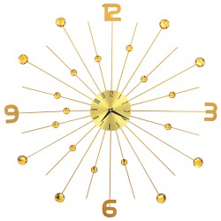 vidaXL Wanduhr Metall 70 cm Golden
