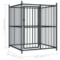 vidaXL Outdoor-Hundezwinger 120x120x150 cm vidaXL Outdoor-Hundezwinger 120x120x150 cm