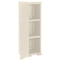 vidaXL Kunststoffschrank 40x43x125 cm Holzdesign Vanilleeis vidaXL Kunststoffschrank 40x43x125 cm Holzdesign Vanilleeis