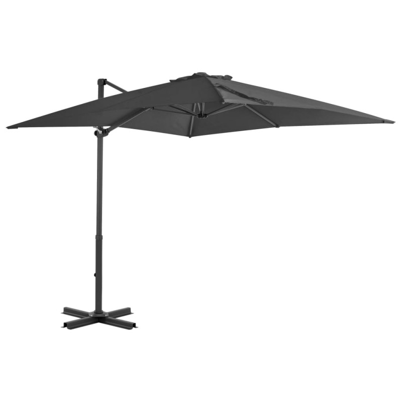 vidaXL Ampelschirm mit Aluminium-Mast Anthrazit 250 x 250 cm vidaXL Ampelschirm mit Aluminium-Mast Anthrazit 250 x 250 cm