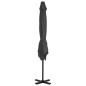 vidaXL Ampelschirm mit Aluminium-Mast Anthrazit 250 x 250 cm vidaXL Ampelschirm mit Aluminium-Mast Anthrazit 250 x 250 cm