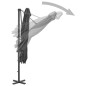 vidaXL Ampelschirm mit Aluminium-Mast Anthrazit 250 x 250 cm vidaXL Ampelschirm mit Aluminium-Mast Anthrazit 250 x 250 cm
