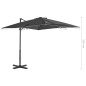 vidaXL Ampelschirm mit Aluminium-Mast Anthrazit 250 x 250 cm vidaXL Ampelschirm mit Aluminium-Mast Anthrazit 250 x 250 cm
