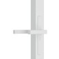 vidaXL Innentür 83x201,5 cm Weiß ESG-Glas und Aluminium vidaXL Innentür 83x201,5 cm Weiß ESG-Glas und Aluminium